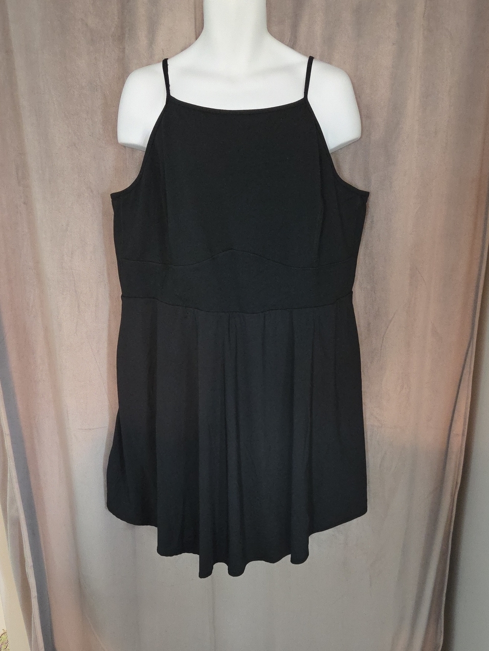 torrid Size 4 Black Spaghetti-Strap Romper Dress